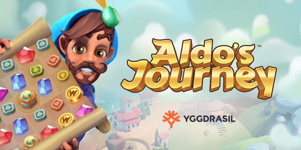 Aldo's Journey slot game by Yggdrasil showing vibrant gameplay