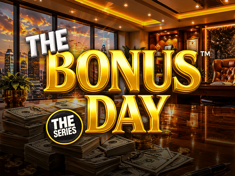 Online slot machine with The Bonus Day feature