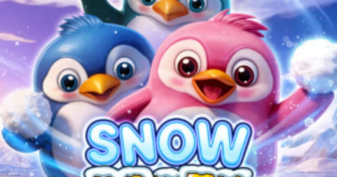 Snow Party slot game screen with snowy theme
