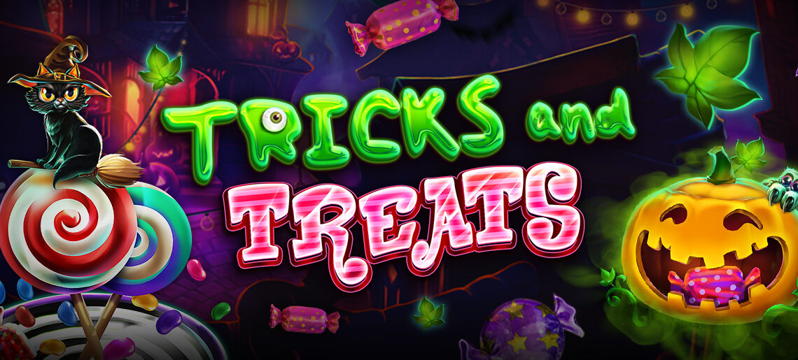 Tricks and Treats slot game screen
