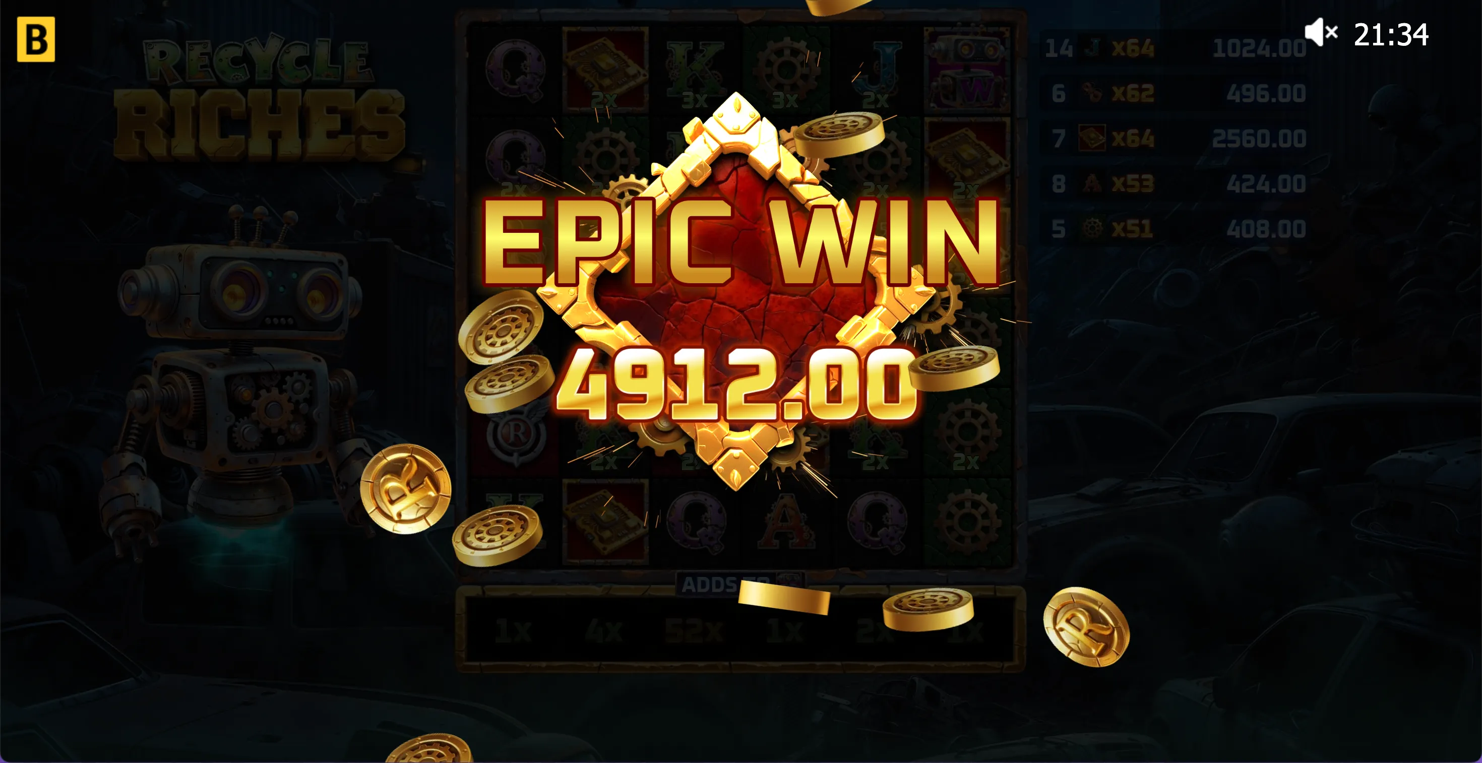 Winning Symbols in Recycle Riches